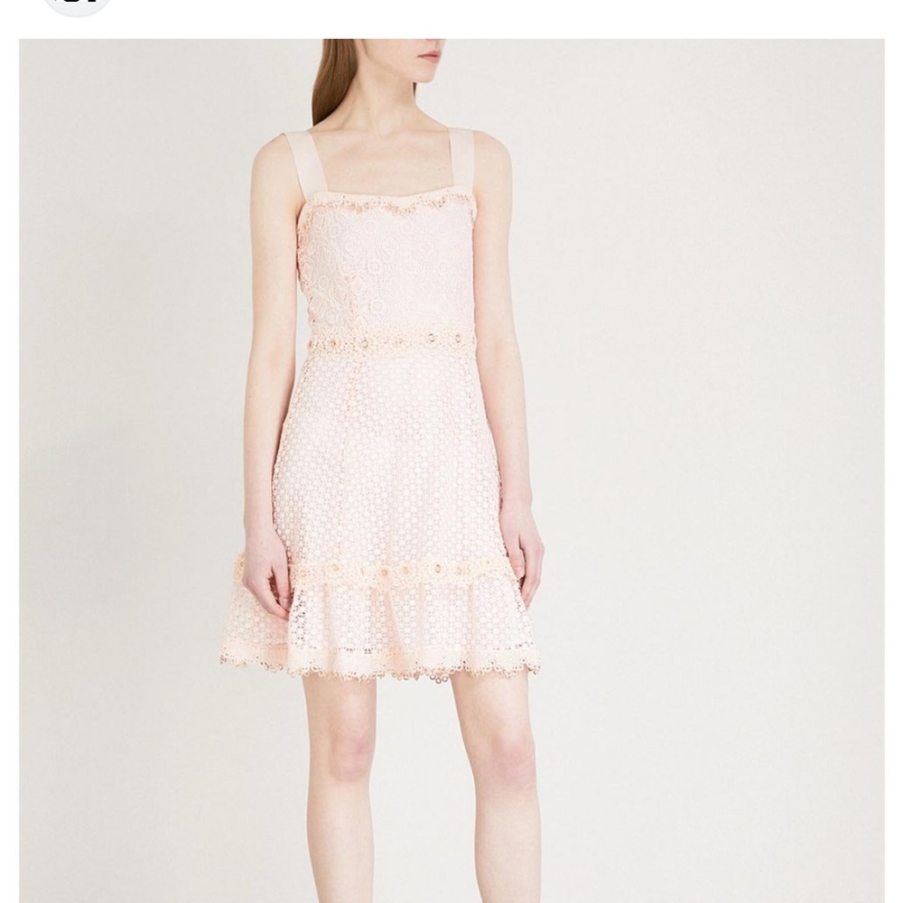 Maje mini grommet rosalina dress